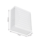 Arandela Externa Bivolt Branca IP44