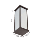 Arandela Externa Bivolt Marrom IP44