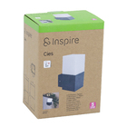 Arandela Externa Bivolt Prata IP20 Inspire