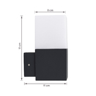 Arandela Externa Bivolt Prata IP20 Inspire