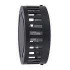 Arandela Externa Bivolt Preta IP44