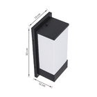 Arandela Externa Bivolt Preta IP44