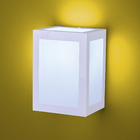 Arandela de Parede Externa Branca Aço IP44 Bolt Ideal