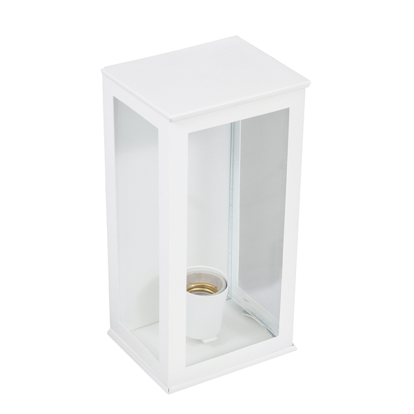 Arandela de Parede Externa Branca Alumínio IP44 Bolt Ideal