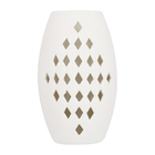 Arandela Externa Branca Cerâmica Ivy AlfaLuz