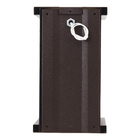 Arandela Externa Colonial Bivolt Marrom IP44 Metaldomado