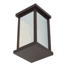 Arandela Externa Colonial Bivolt Marrom IP44 Metaldomado