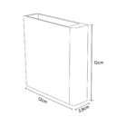 Arandela Externa Com LED Inspire 12x2,9x12cm Branco Bivolt