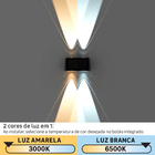 Arandela Externa Com LED Inspire 6,7x6,4x11,5cm Preto