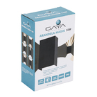 Arandela Externa Com LED Luz Amarela de Plástico Preta IP20 Magik Gaya