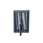 Arandela Externa Alumínio e Corda Náutica Azul IP20 Ibiza Fibrarte