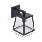 Arandela Externa de Parede Bivolt Branca IP63 Portalluz