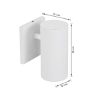 Arandela Externa de Parede Bivolt Branca IP63 Portalluz