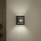 Arandela Externa de Parede Bivolt Preta IP40 Portalluz