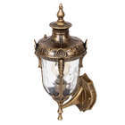 Arandela Externa de Parede Colonial Marrom IP43 Biancoluce