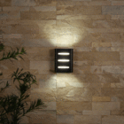 Arandela Externa de Parede Preta IP43 Germany