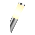 Arandela Externa E27 Aço Inox Prata IP44 Bergen Inspire