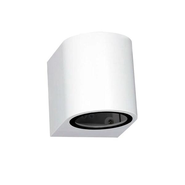 Arandela Externa E Interna Dots Branca Bella 08cm Para 1 Lâmp