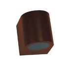 Arandela Externa E Interna Dots Marrom Corten Bella 08cm Para
