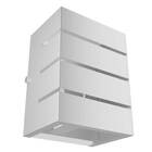 Arandela Externa Eco Retangular 3 Frisos 2 Focos Bivolt E27 M