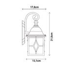 Arandela Externa Ferrugem Alumínio IP44 Torino Inspire