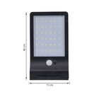 Arandela Externa de Parede com Sensor de Presença LED 7,2W Solar Luz Branca IP65 Gaya