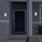 Arandela Externa Com LED Amarelo Inspire 17,5x3,5x10,5cm Branco Bivolt