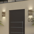 Arandela Externa Marrom Madeira IP20 Metalfran