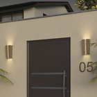 Arandela Externa Marrom Madeira IP20 Metalfran