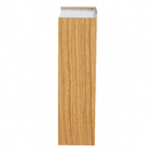 Arandela de Parede Externa Marrom Madeira IP20 Metalfran