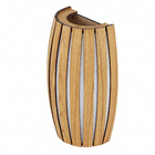 Arandela de Parede Externa Camilly Marrom Madeira IP20 Metalfran