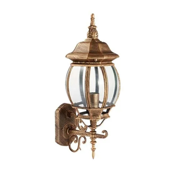 Arandela Externa Ouro Velho Alumínio e Ferro Lille Biancoluce