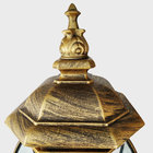 Arandela Externa Ouro Velho Alumínio Lille Biancoluce