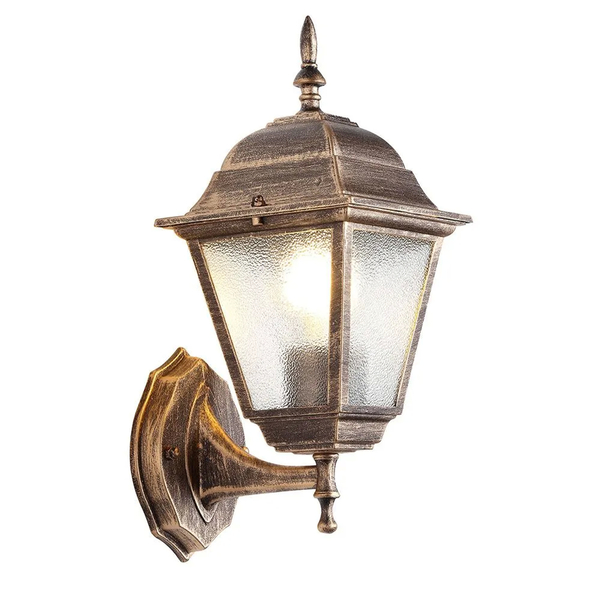 Arandela Externa Ouro Velho Alumínio Nancy Biancoluce