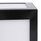 Arandela de Parede Externa Preta Aço IP44 Bolt Ideal