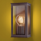 Arandela de Parede Externa Preta Alumínio IP44 Bolt Ideal