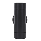 Arandela Externa Preta Alumínio e Zinco Evoque IP20 Dital