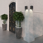 Arandela de Parede Externa Preta Alumínio e Zinco Evoque IP20 Dital