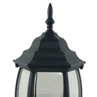 Arandela Externa Preta Alumínio Tours Biancoluce