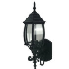 Arandela Externa Preta Alumínio Tours Biancoluce