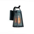 Arandela Externa Preta Ferro London Biancoluce