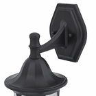 Arandela Externa Preta Plástico Modena IP44 Dital