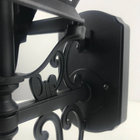 Arandela Externa Preto Alumínio e Ferro Lille Biancoluce