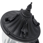 Arandela Externa Preto Alumínio e Vidro IP43 Paris Biancoluce