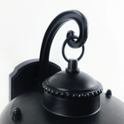 Arandela Externa Preto Alumínio Toulouse Biancoluce