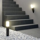 Arandela Externa Aço Inox Preto IP44 Travis Inspire