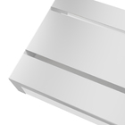 Arandela Externa Slim 2 Frisos 2 Fachos Soquete G9 Mf103 Bran