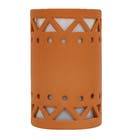 Arandela Externa Terracota Cerâmica Cocar AlfaLuz