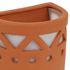 Arandela Externa Terracota Cerâmica Cocar AlfaLuz