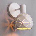 Arandela Faces Cilindrica Branco Em Aço Startec - Bivolt